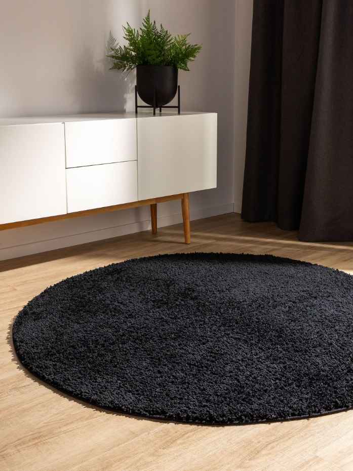 Tapis à poils longs rond SOHO