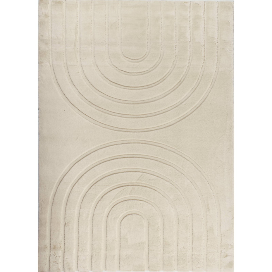 Tapis rectangulaire en polyester Alaska