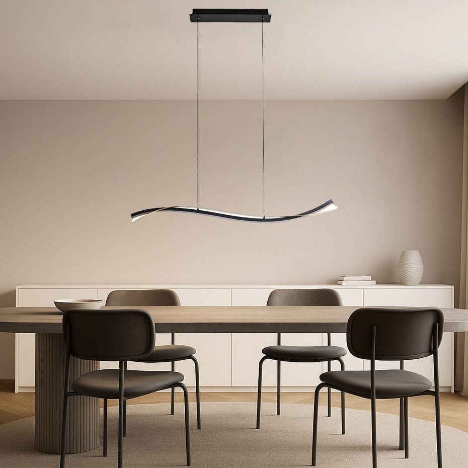 Suspension en métal designLED, Alevia