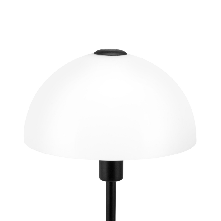 Lampe à poser en Verre et Métal JAZZ