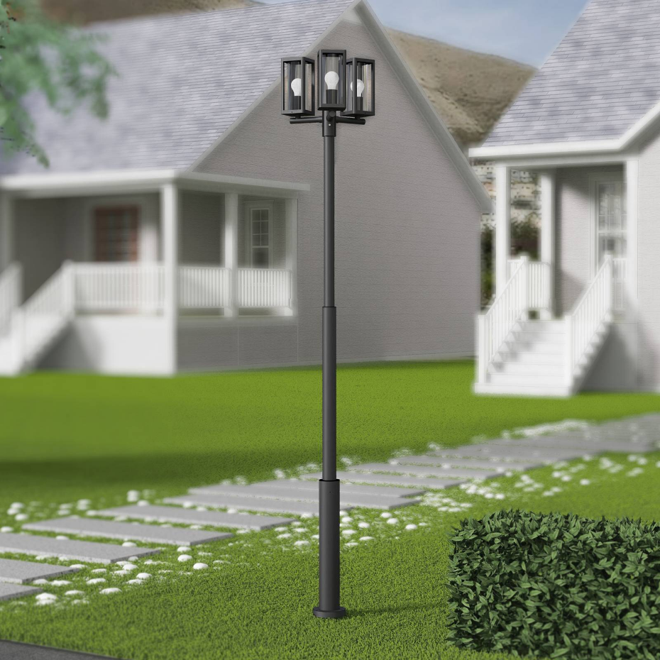 Lampadaire extérieur en aluminium, Siveta