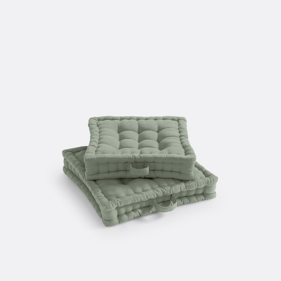 Coussin de sol coton recyclé, Scenario