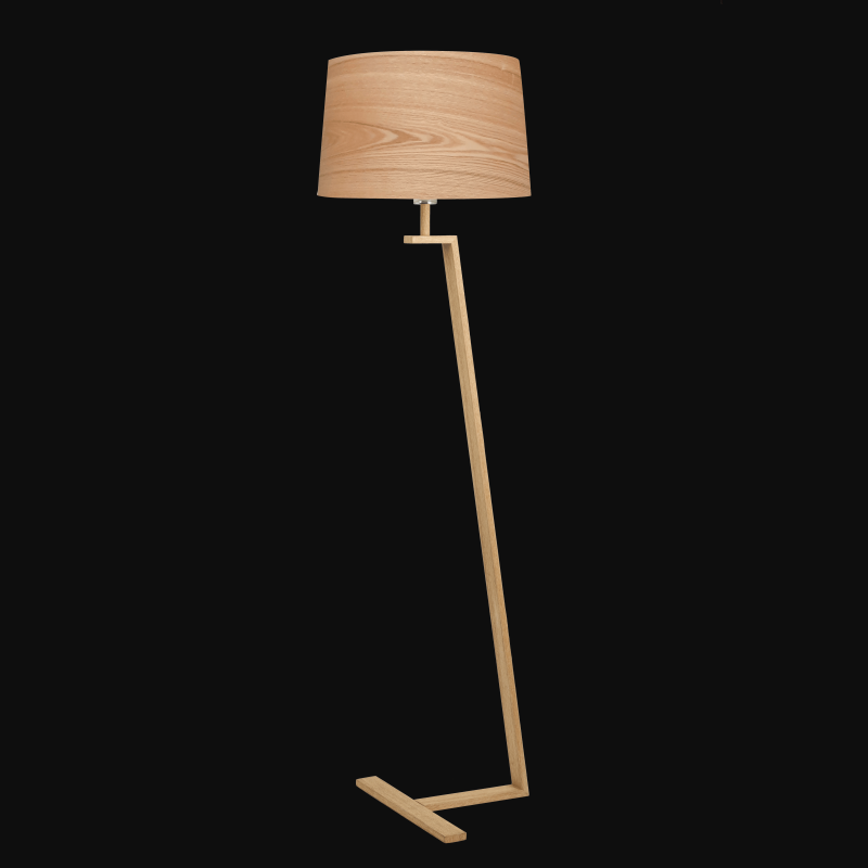 Lampadaire design en bois scandinave, MEMPHIS LS