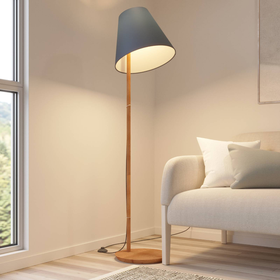 Lampadaire en textile scandinave, Jinda