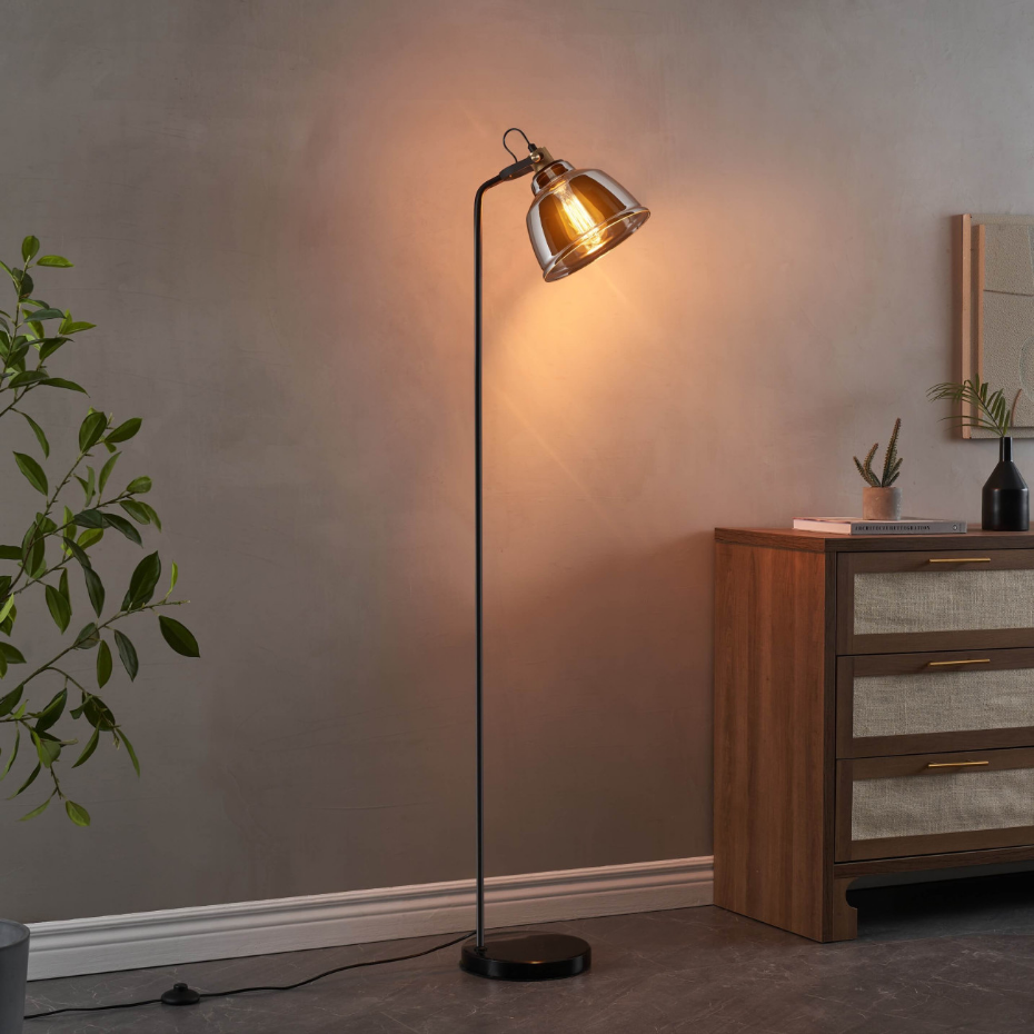 Lampadaire orientable style atelier - LINZ