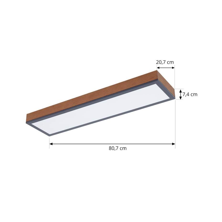 Plafonnier en bois moderneLED, Laviona