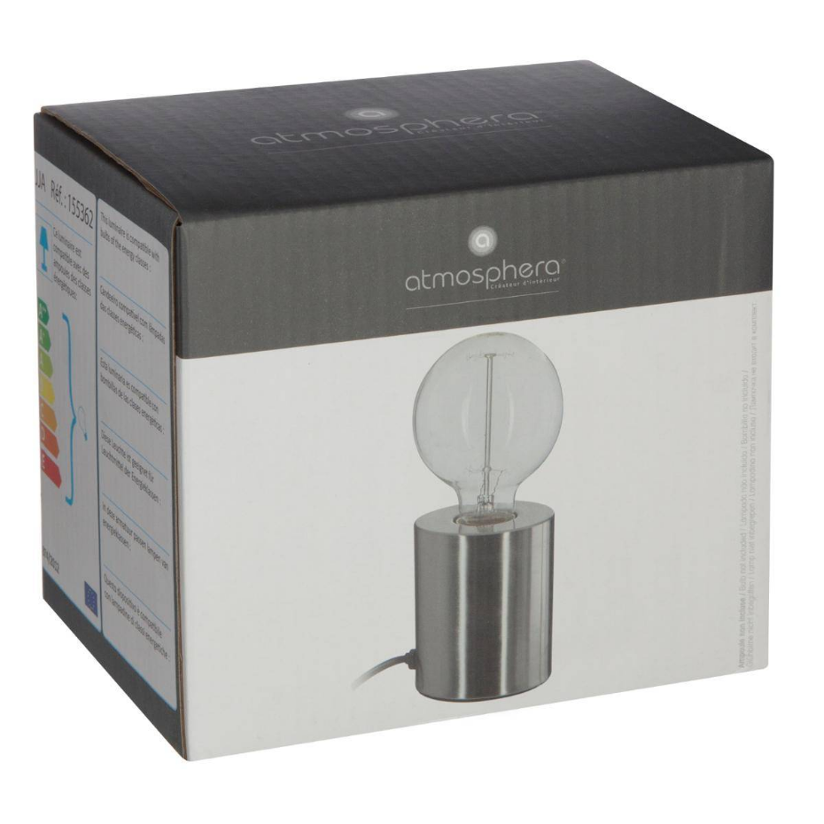 Lampe cylindrique métal SABA