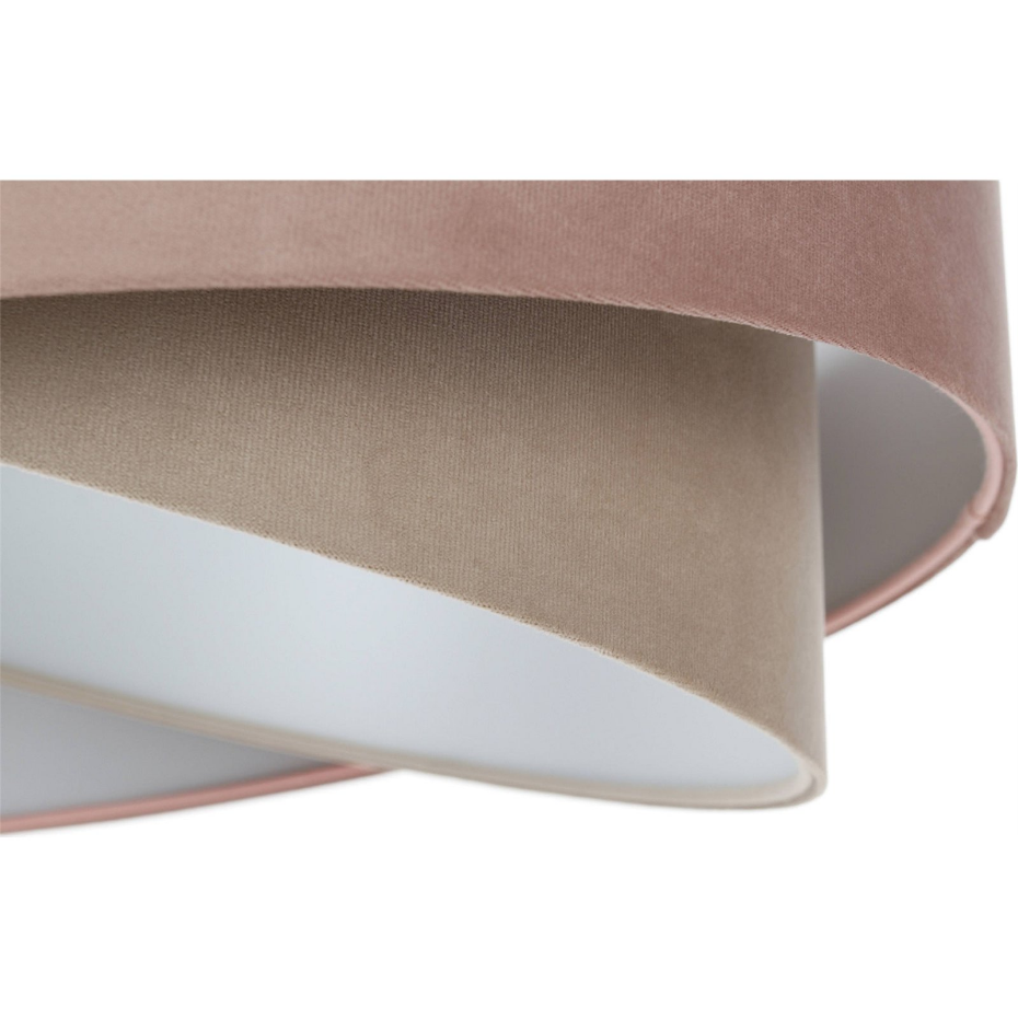 Suspension ronde en velours lumière douce Jasmin bebe