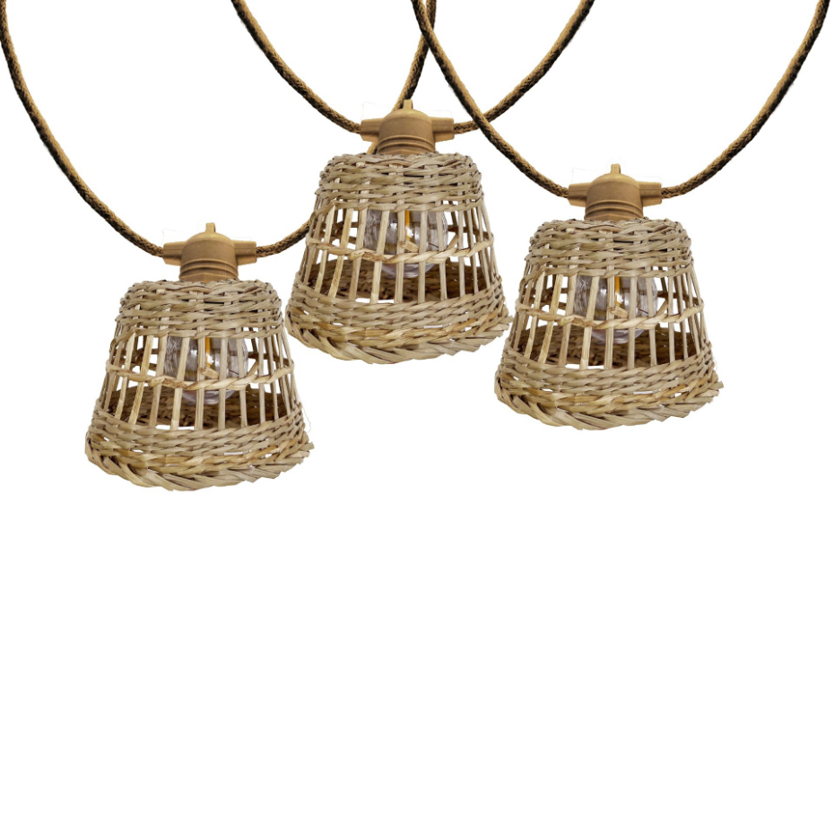 Guirlande solaire SAMOA HYBRID 10 ampoules 8M