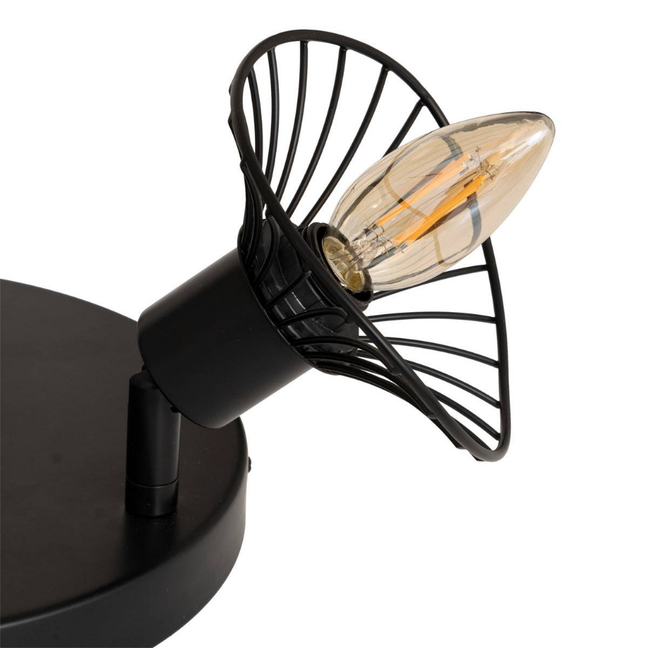 Plafonnier 3 spots orientables métal ADELIA