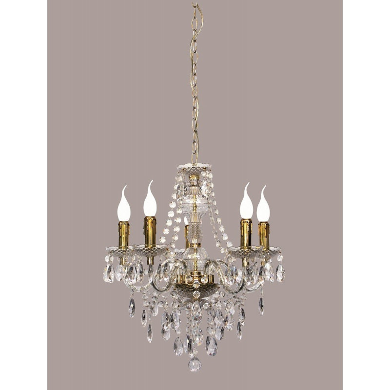 Lustre baroque en acrylique, LUSTER