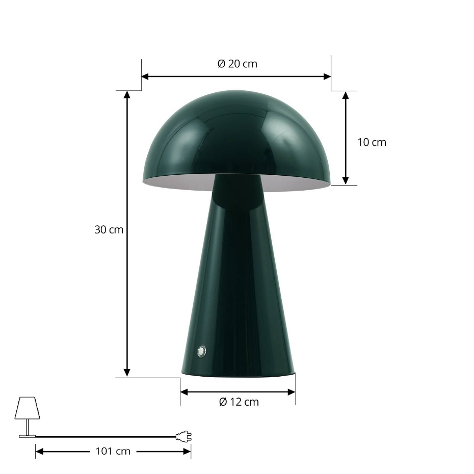 Lampe à poser en métal moderneLED, Nevijo