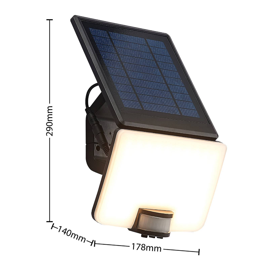 Lampe solaire extérieure LED, Yahir