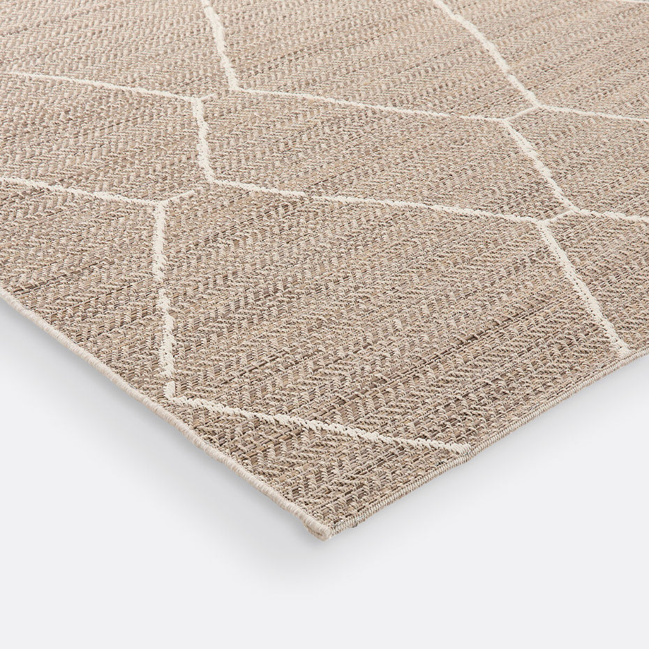 Tapis tissé plat intérieur extérieur, Helga