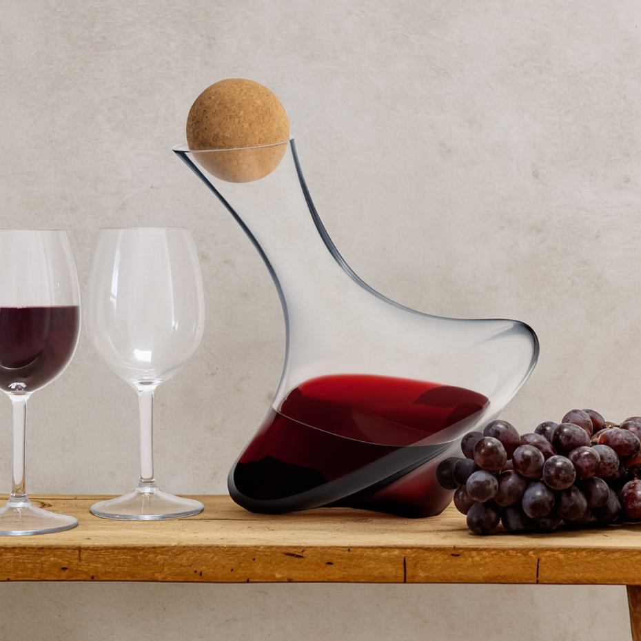 Carafe 1.3 L avec bouchon en bois - TOUPIE