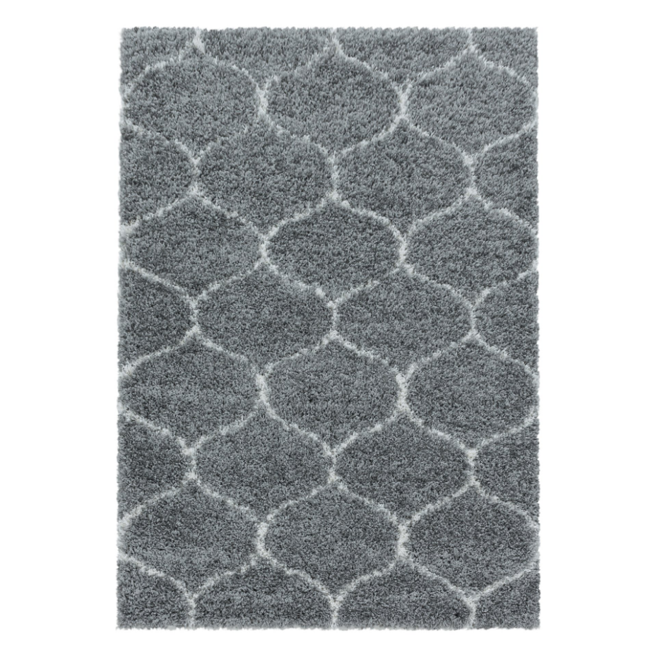 Tapis shaggy à poils long motif scandinave SALSA