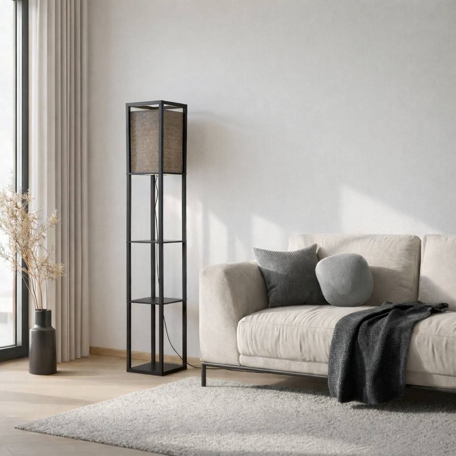 Lampadaire en bois moderne, Birta