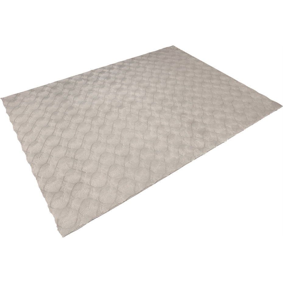Tapis shaggy en polyester rectangulaire