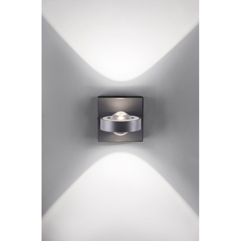 Applique Murale Led RGB Sophia Gris Anthracite Smart Home