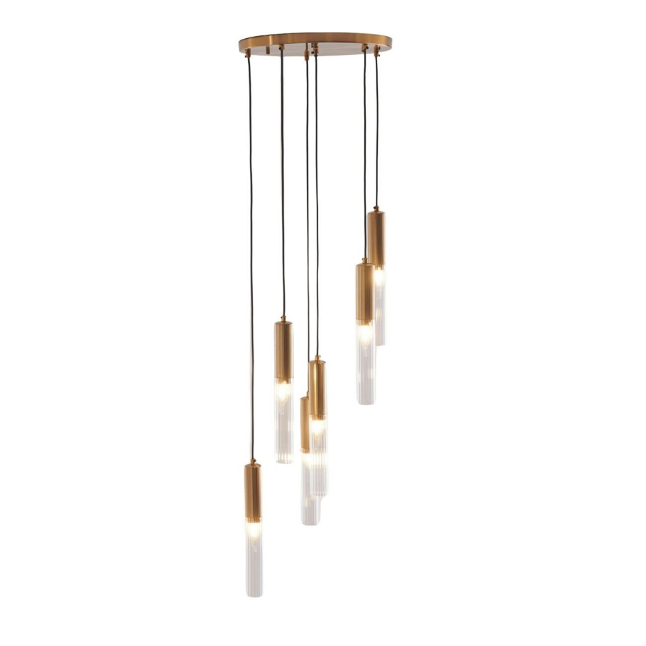 Grande Suspension avec Tubes en Verre - POGGIO