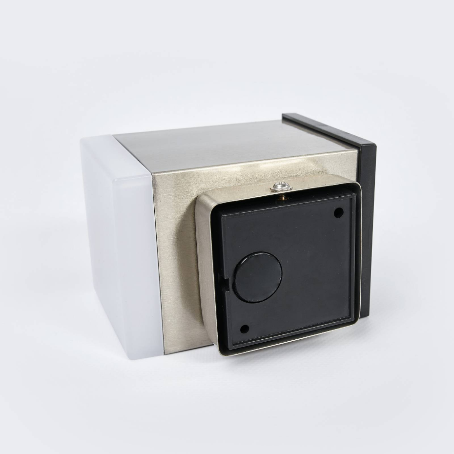 Lampe solaire extérieure en inox moderneLED