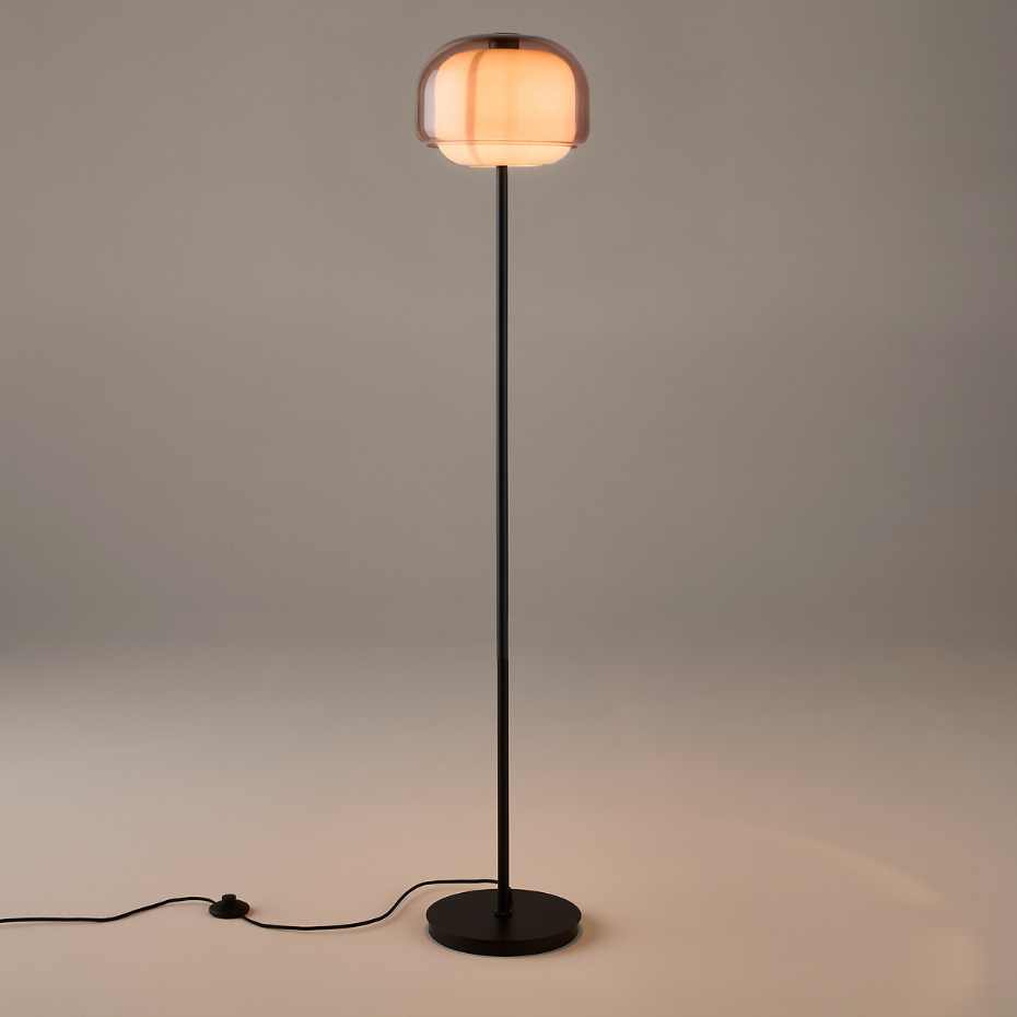 Lampadaire en verre coloré, KINOKO