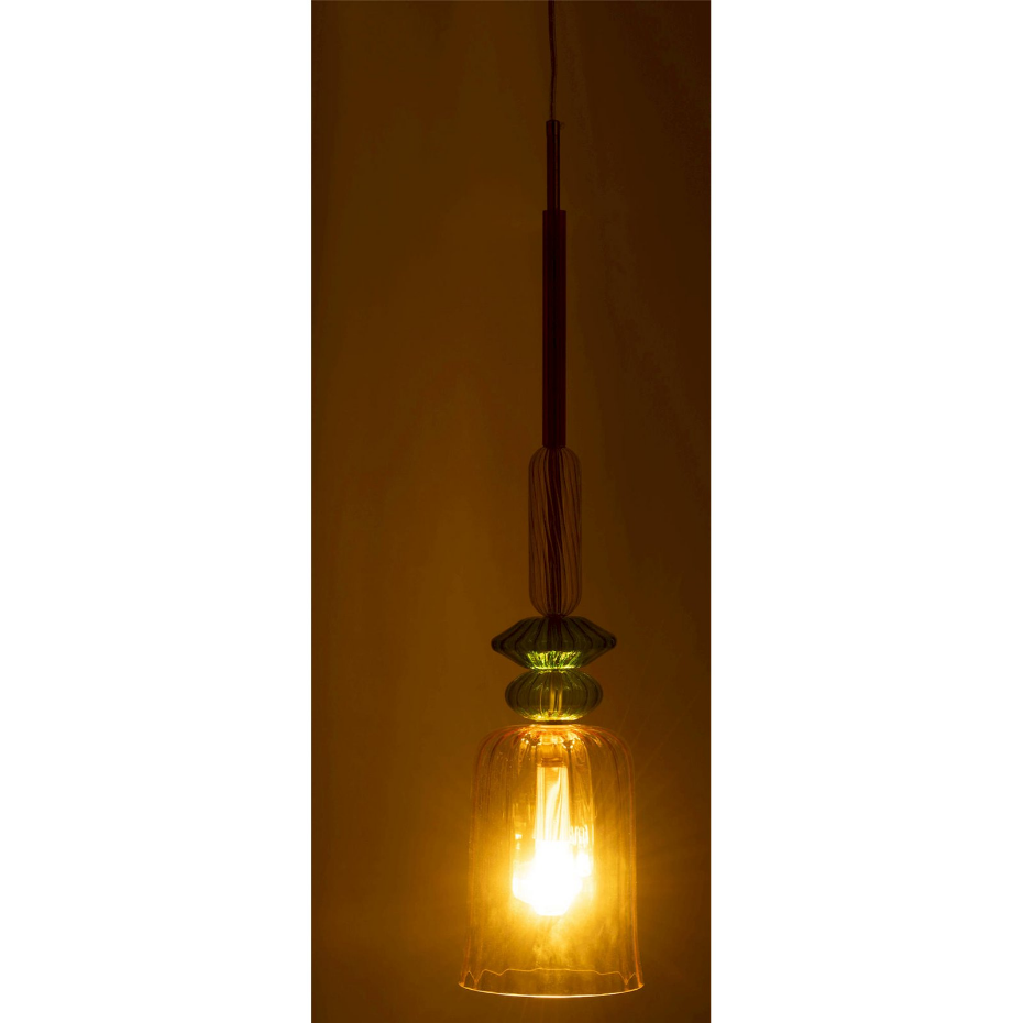 Suspension en verre rectangulaire