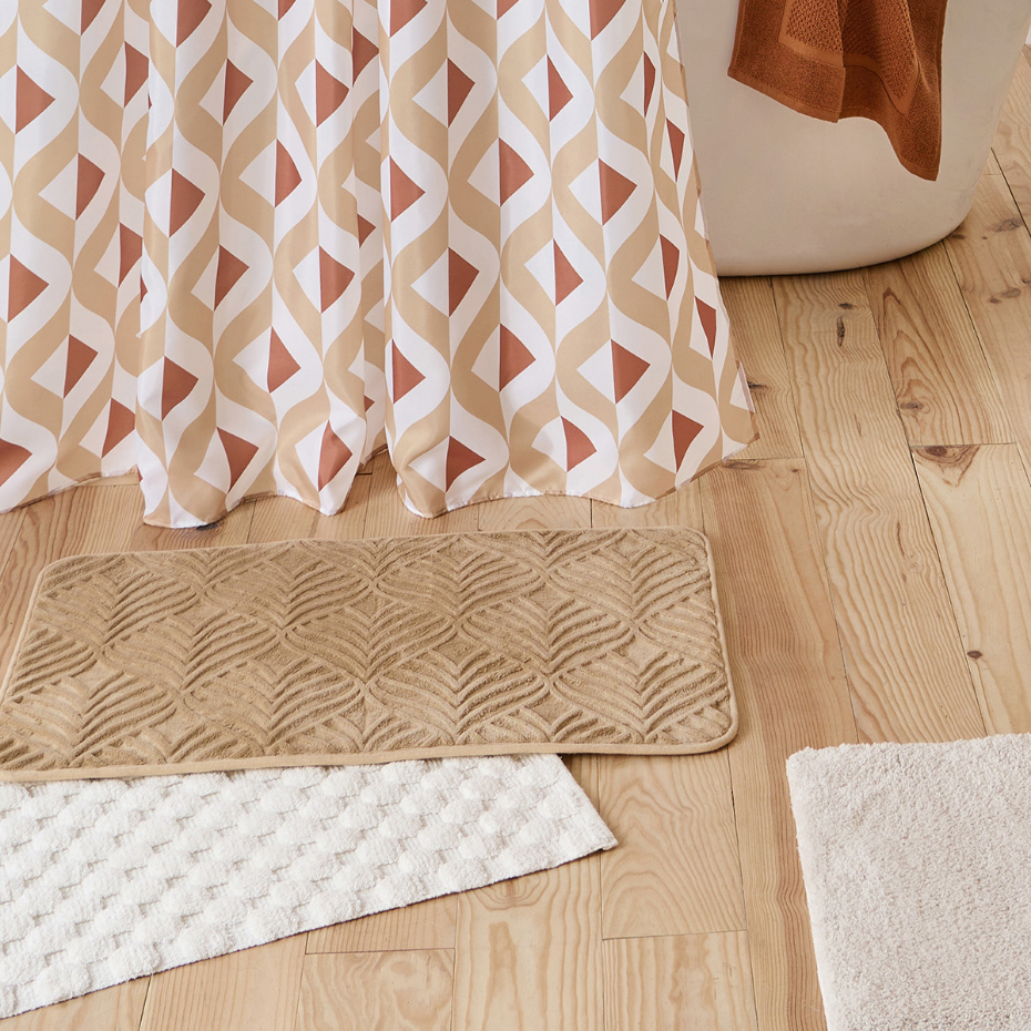 Tapis de bain texturé mémoire de forme YUCCA