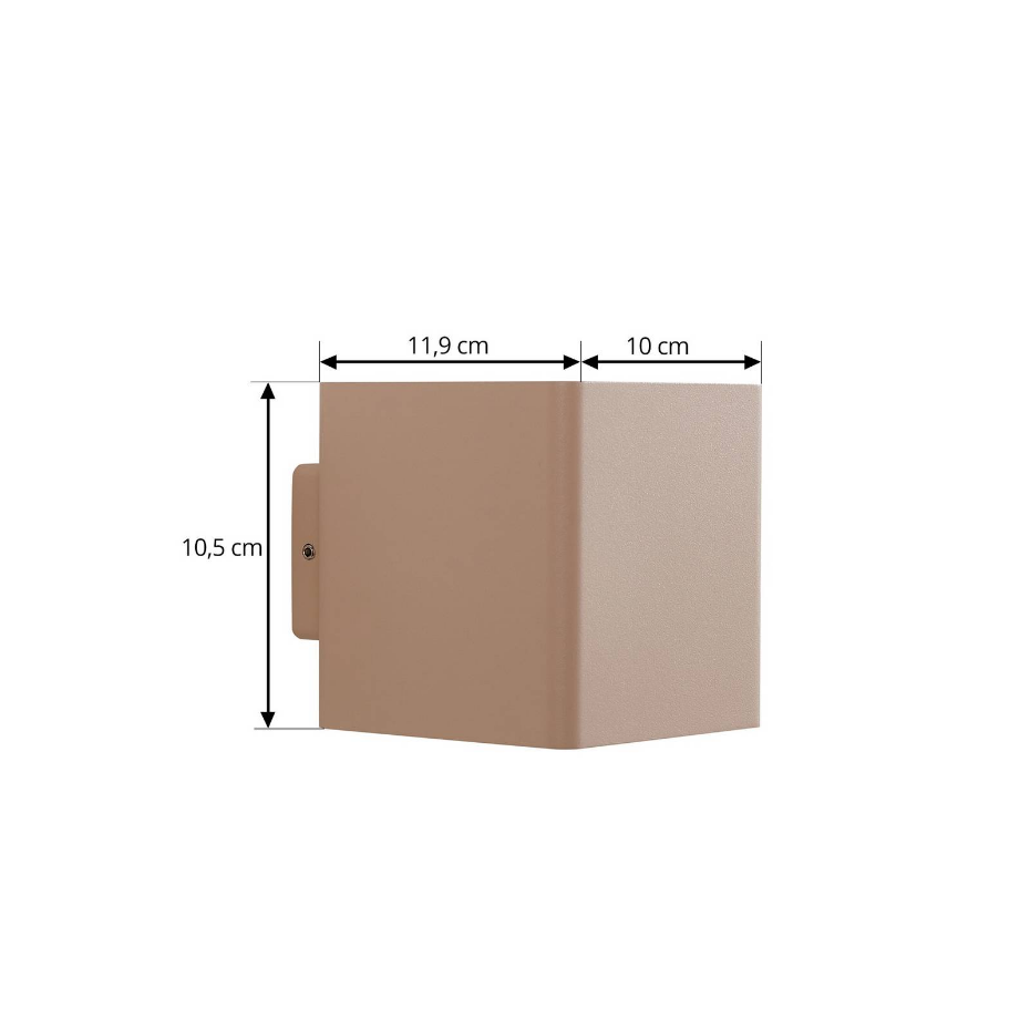 Applique extérieure en aluminium moderneLED