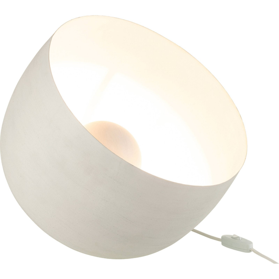 Lampe de chevet en métal forme ronde