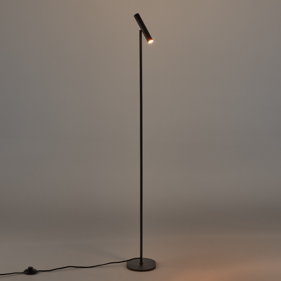 Lampadaire/liseuse orientable en métal fer, Joha