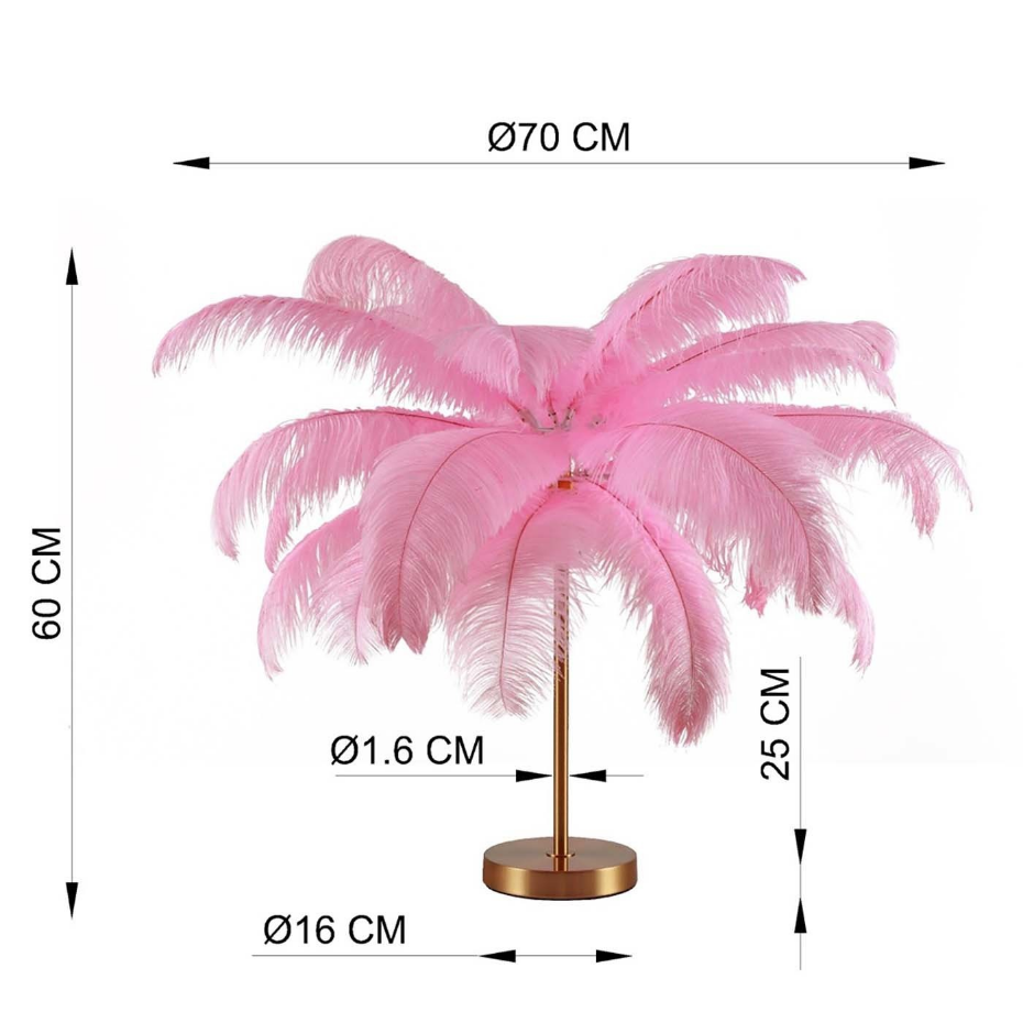 Lampe plumes