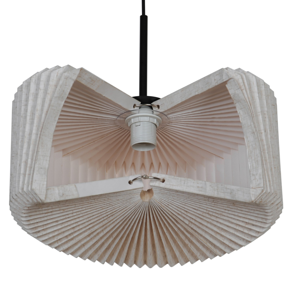 Suspension Vivienne 40  Textile Noir ,  H. 35 - IP20 - E27 /  Nordlux Intérieur