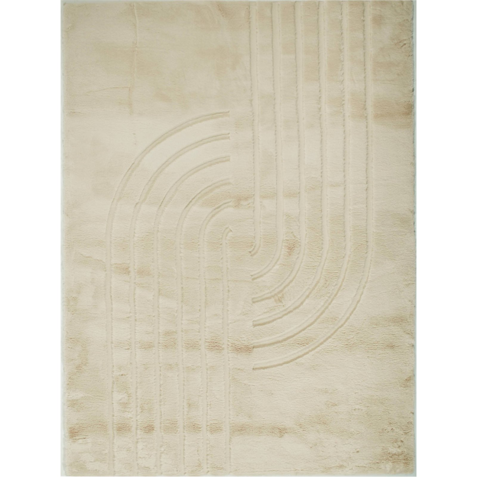 Tapis rectangulaire en polyester ALASKA