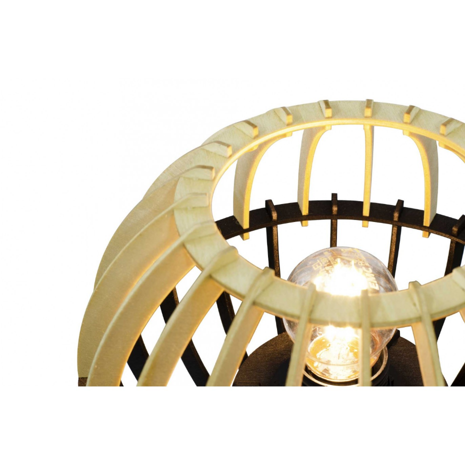 Lampe à poser en bois de peuplier, COBLENCE