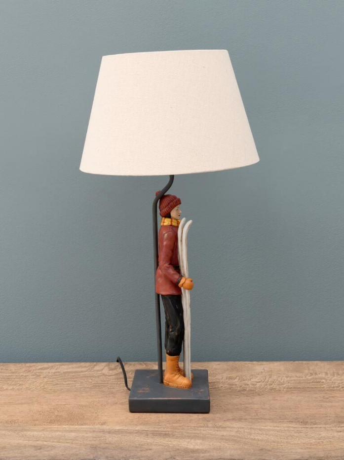 Lampe à poser en résine SKIEUR
