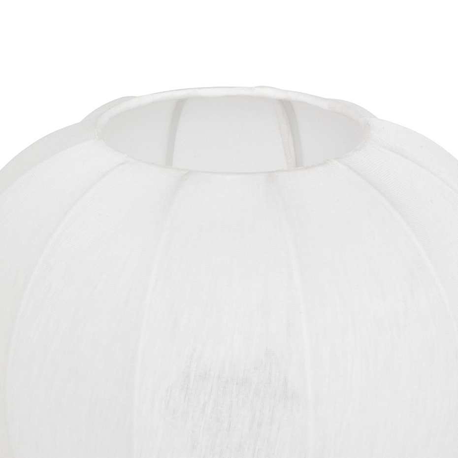 Lampe à poser en métal et coton TOBIE