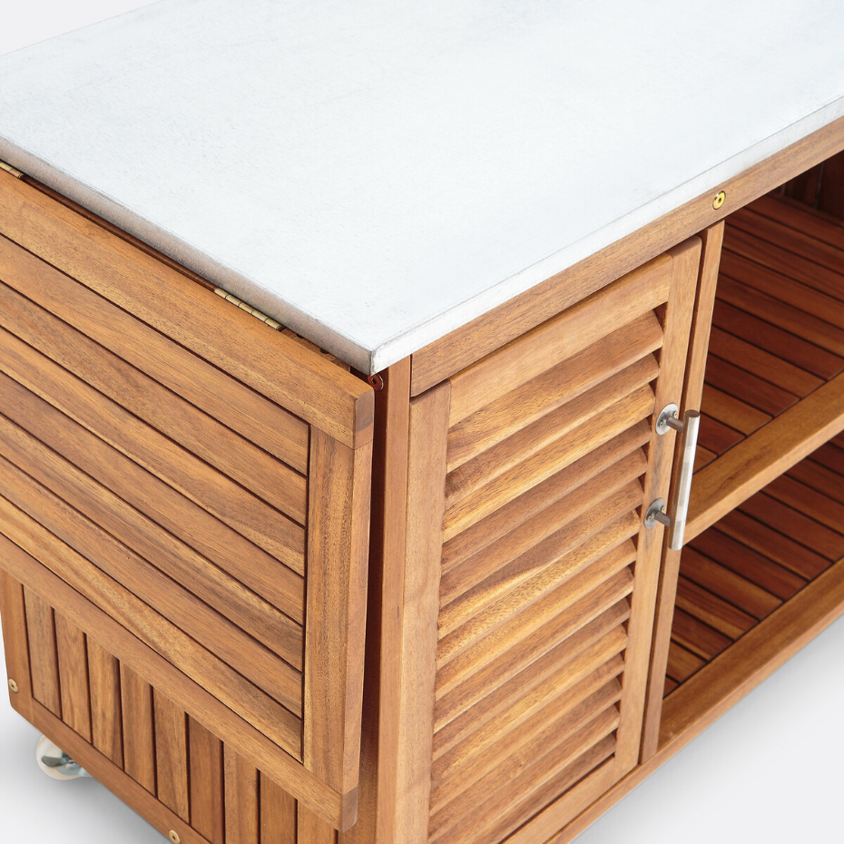 Desserte de jardin pour plancha, Maclor
