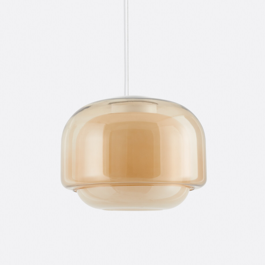 Suspension en verre coloré Ø30,5 cm, KINOKO
