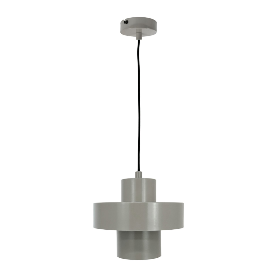 Suspension en métal gris STOKE