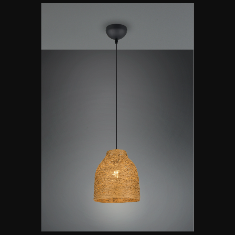Suspension en papier bohème, D.25 , JOELINE