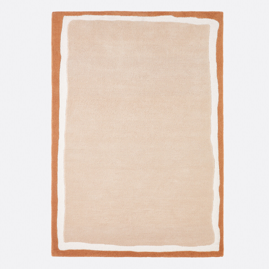 Tapis polyester et laine, Nomia