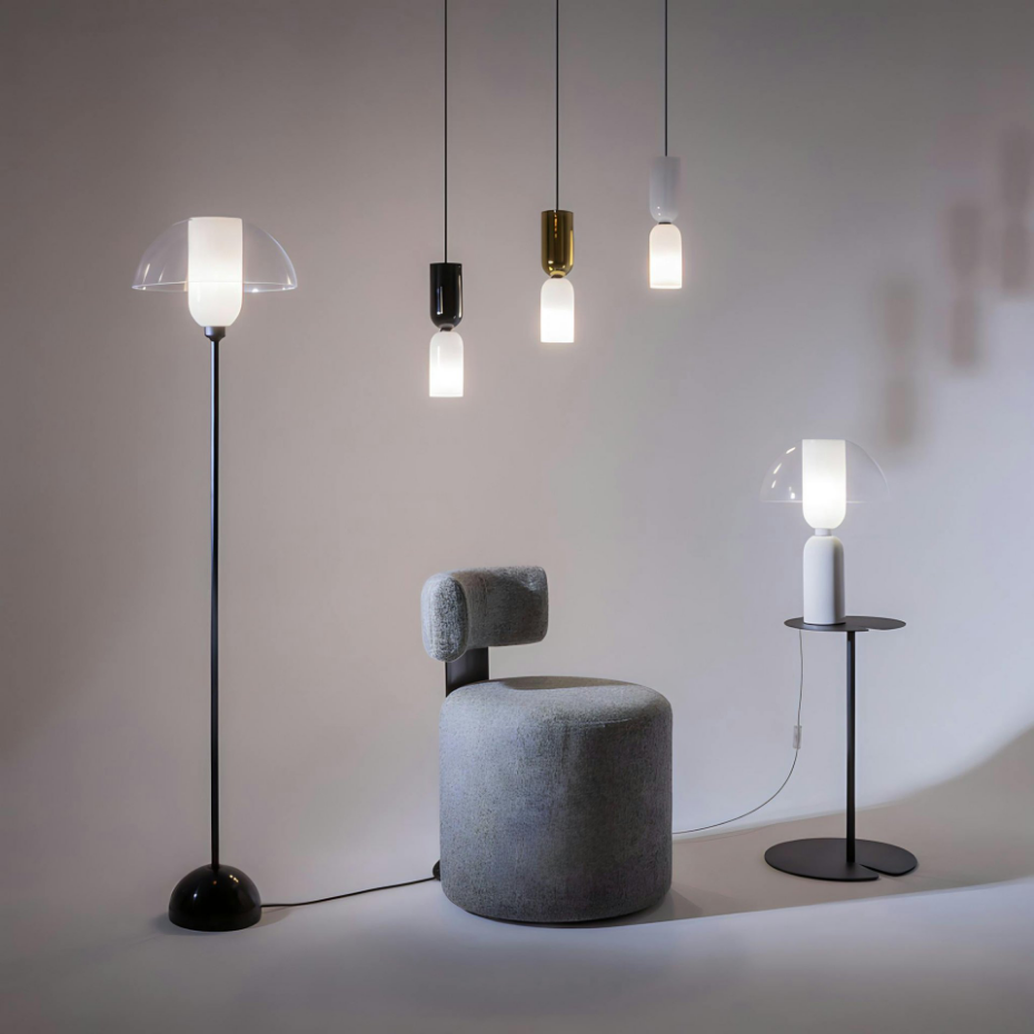 Lustre 1 lampe forme sablier WINDER