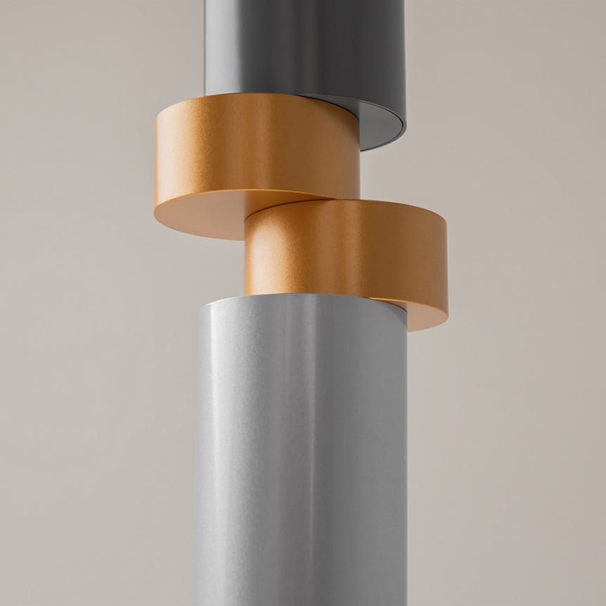 Suspension design tige en métal SOLANA