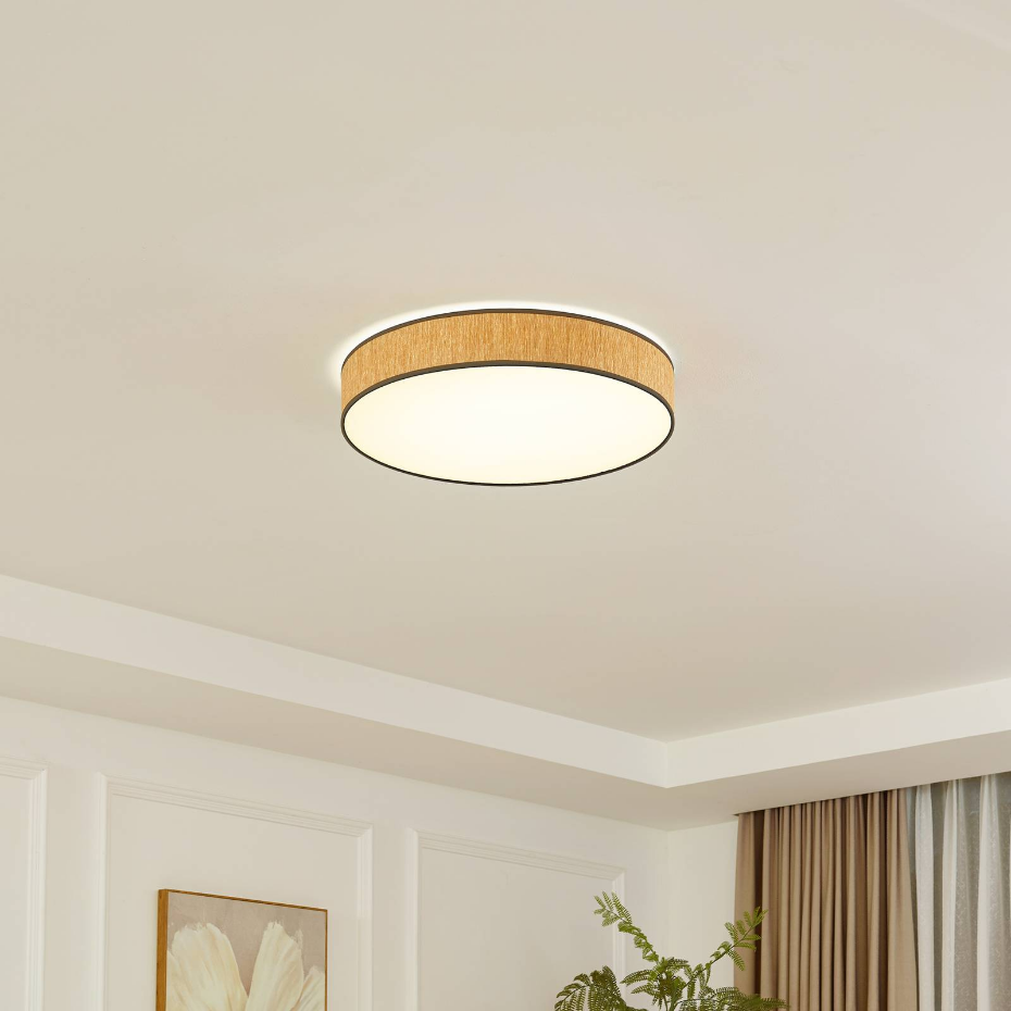 Plafonnier en bois moderneLED, Jutis