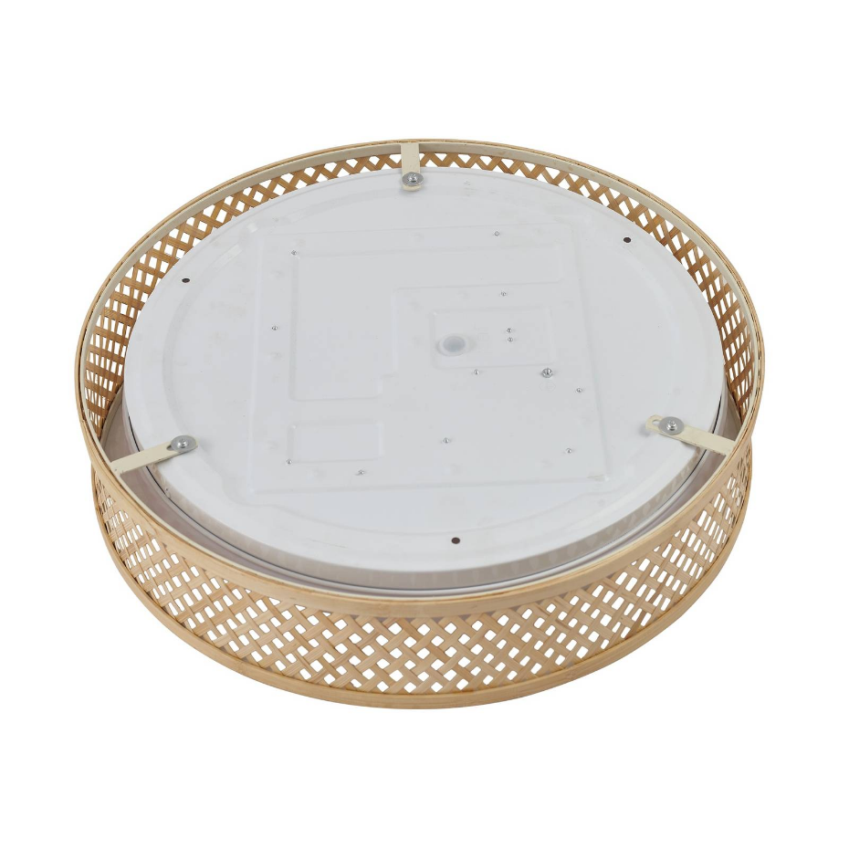 Plafonnier en bambou moderneLED, Eilif