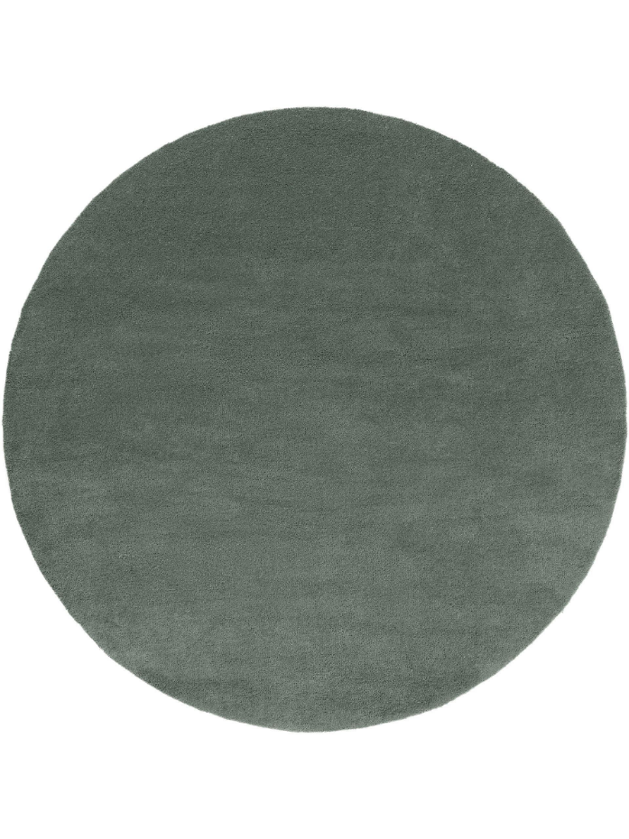 Tapis rond de laine tufté main BENT