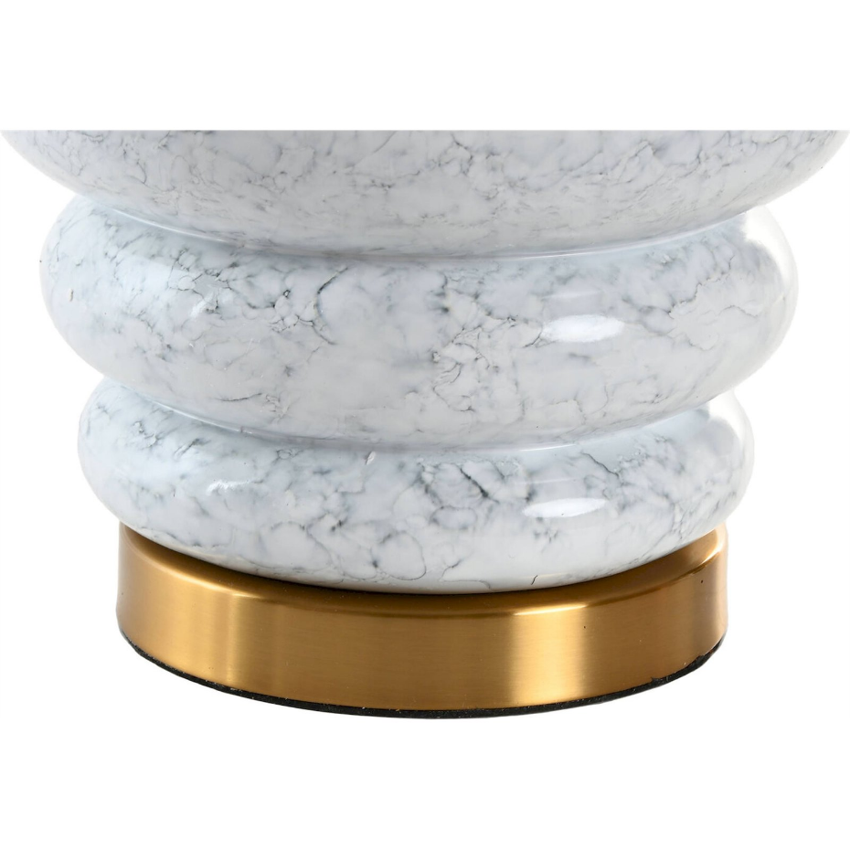 Lampe de table ronde en céramique Glam