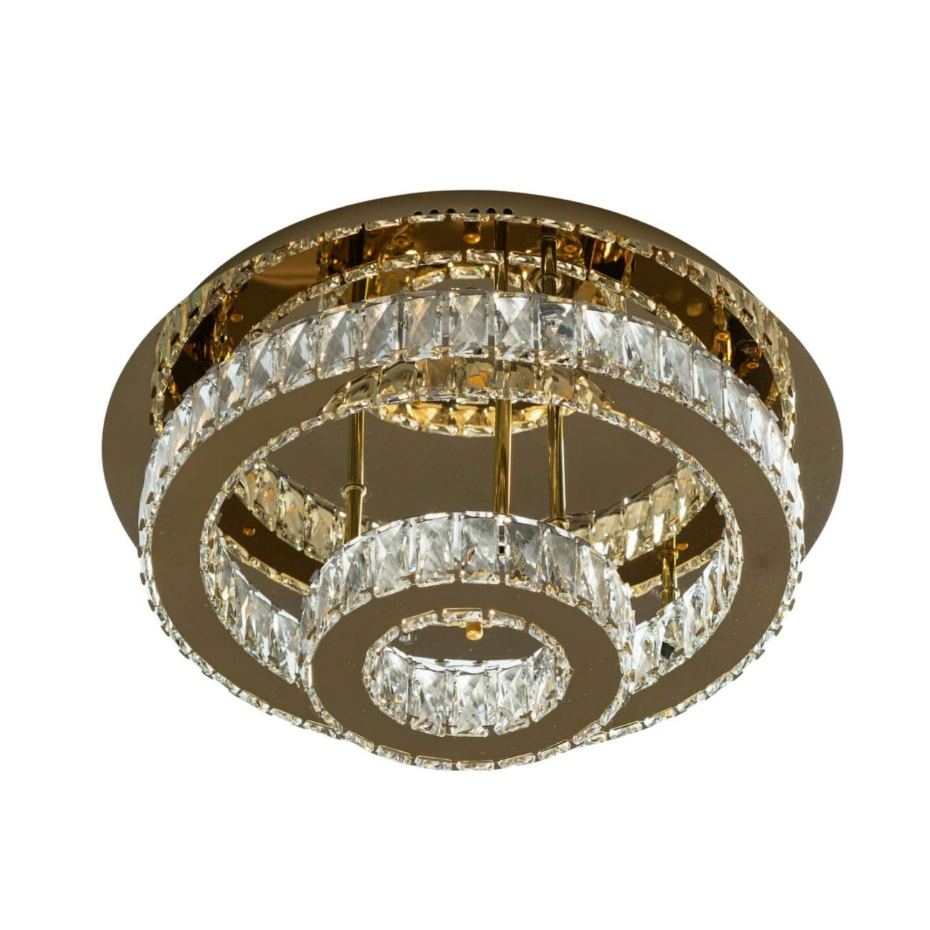 Plafonnier LED anneaux cristal - DIEZ