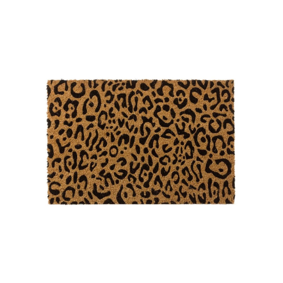Paillasson Coco Léopard - 60x40x1.5cm